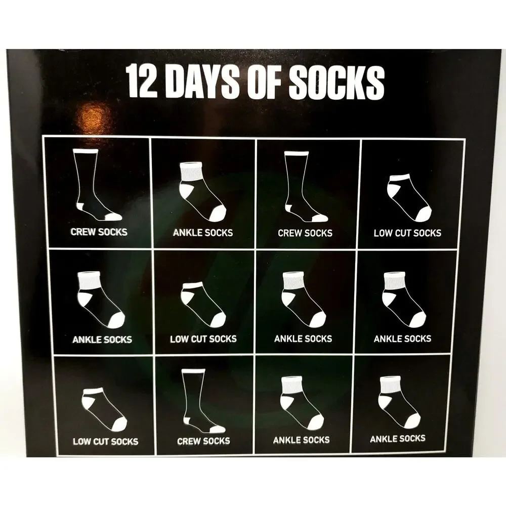 Boys Socks Justice League 12 Days Of Socks 2018 Dc Set Shoe Size Medium